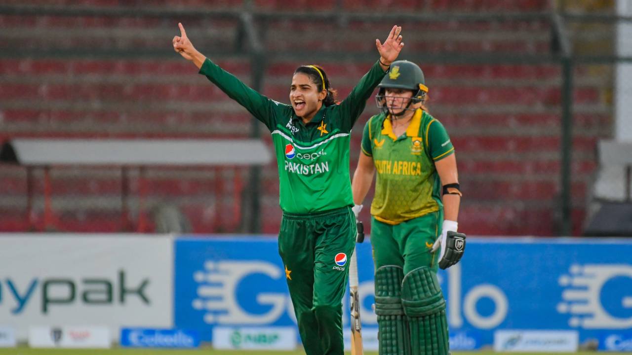 Waheeda Akhtar struck on her ODI debut, Pakistan vs South Africa, 3rd women's ODI, Karachi, September 14, 2023