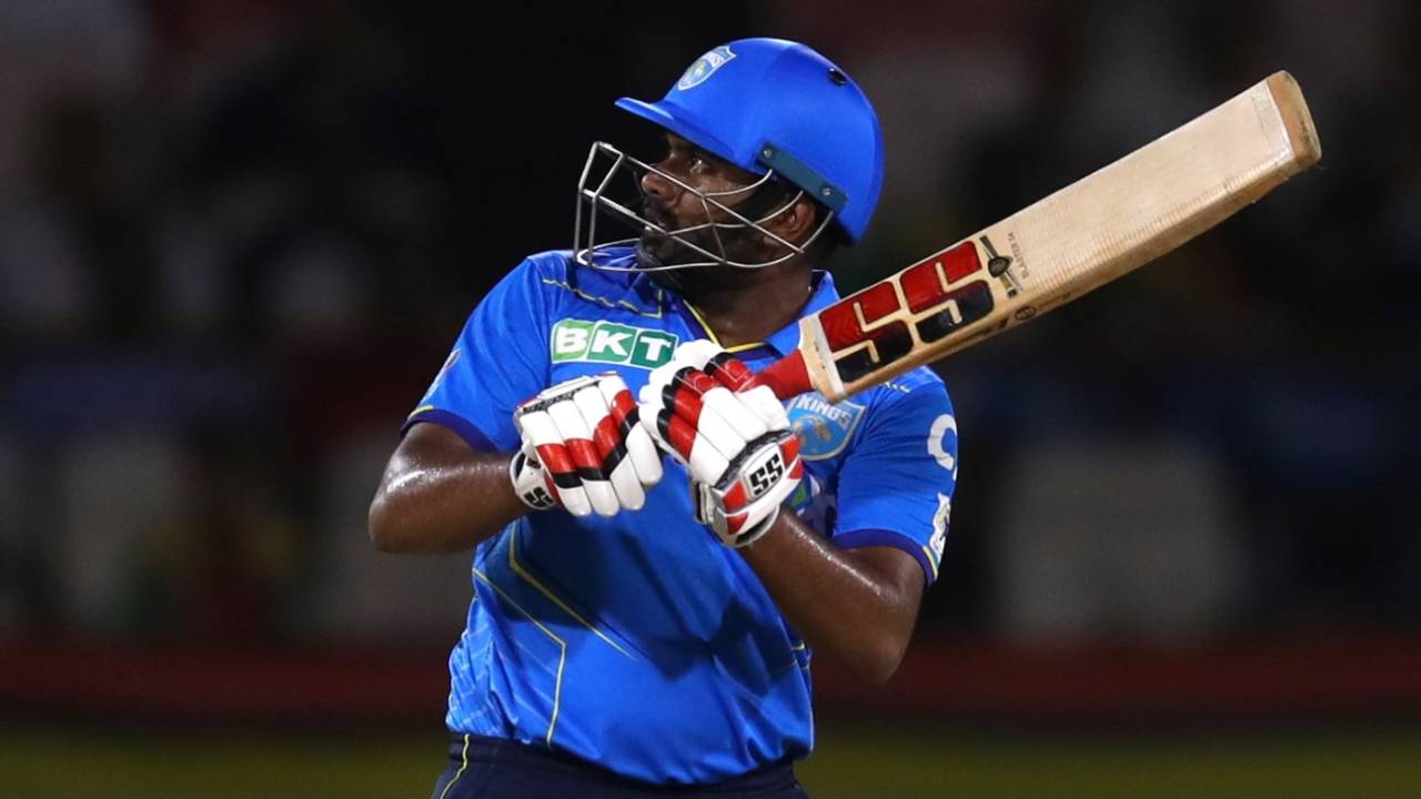 Bhanuka Rajapaksa flicks one away on his way to 49-ball 86,  Guyana Amazon Warriors vs St Lucia Kings, Providence, CPL, September 14, 2023