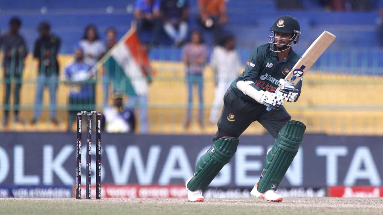 Shakib Al Hasan had to go it alone, not for the first time, Bangladesh vs India, Asia Cup Super Four, Colombo, September 15, 2023