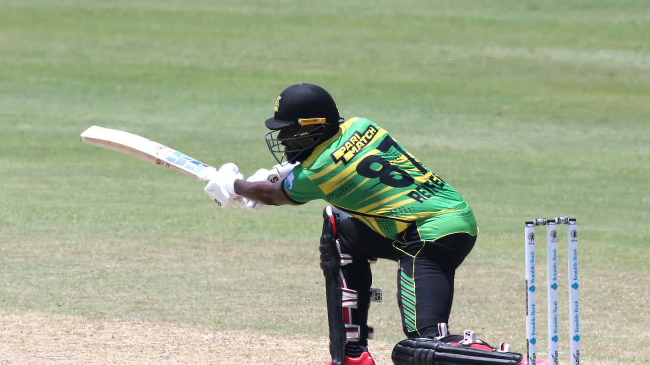 Raymon Reifer chipped in with a 22-ball 28, Jamaica Tallawahs vs St Kitts and Nevis Patriots, Providence, CPL, September 16, 2023