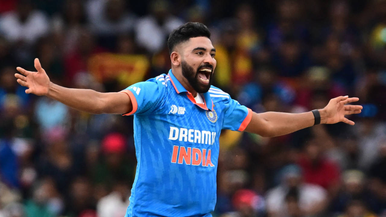The smile of a champion - Mohammed Siraj picked up five wickets in a ten-ball period, India vs Sri Lanka, Asia Cup final, Colombo, September 17, 2023