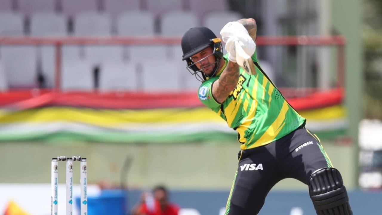 Alex Hales made 119 off 57, Jamaica Tallawahs vs St Lucia Kings, CPL 2023, Providence, September 17, 2023