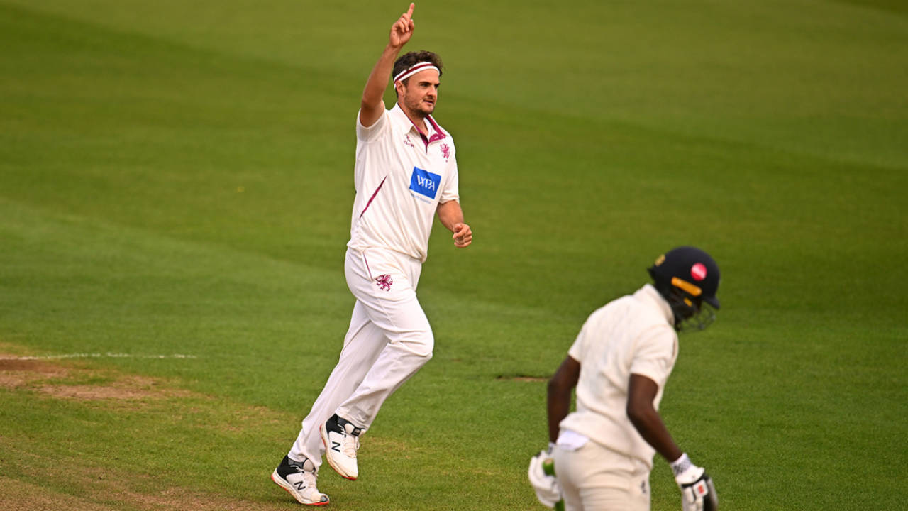 Jack Brooks struck on his final appearance at Taunton, Somerset vs Kent, County Championship, Division One, Taunton, September 22, 2023