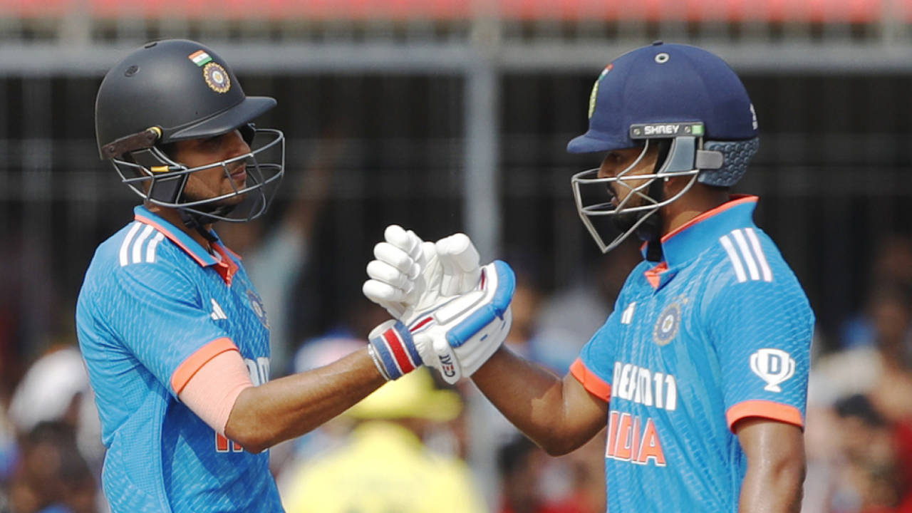 Shubman Gill and Shreyas Iyer were in a rapid century stand, India vs Australia, 2nd ODI, Indore, September 24, 2023