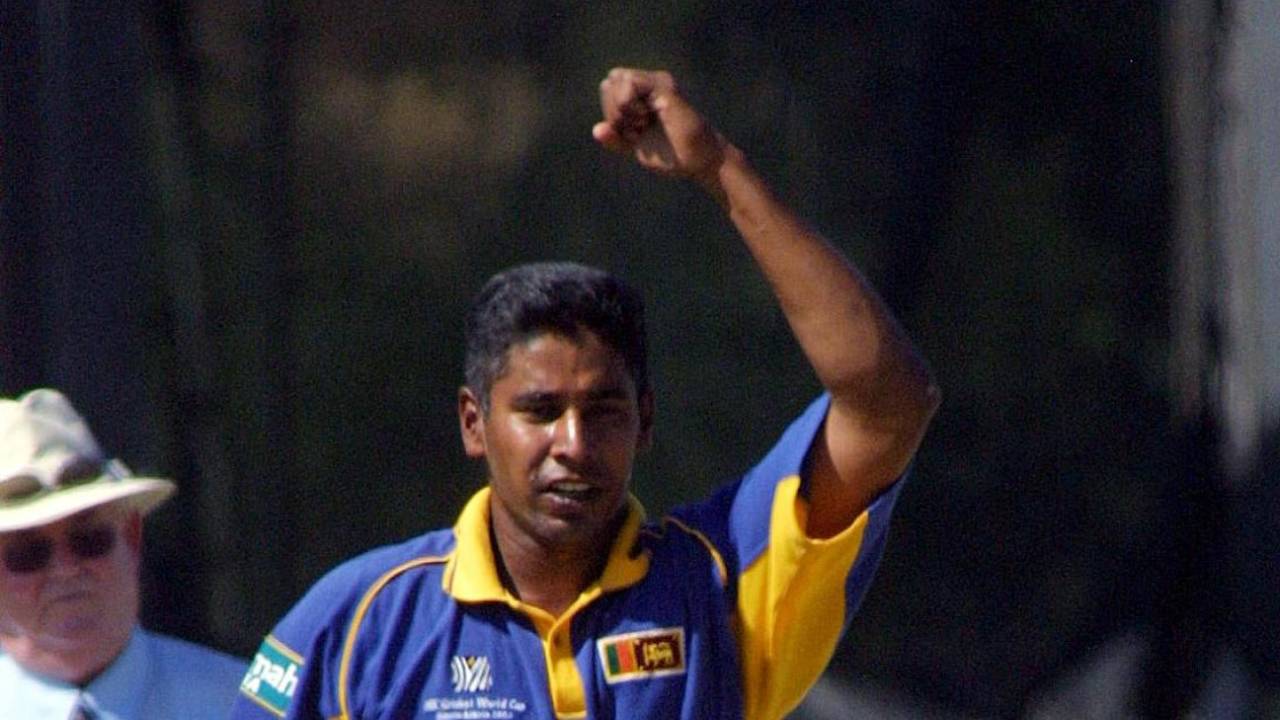 Chaminda Vaas was the fastest to take an ODI five-for, in 16 balls. The feat was equalled by Mohammed Siraj, against Sri Lanka, in the Asia Cup final this month&nbsp;&nbsp;&bull;&nbsp;&nbsp;Anna Zieminski/AFP/Getty Images