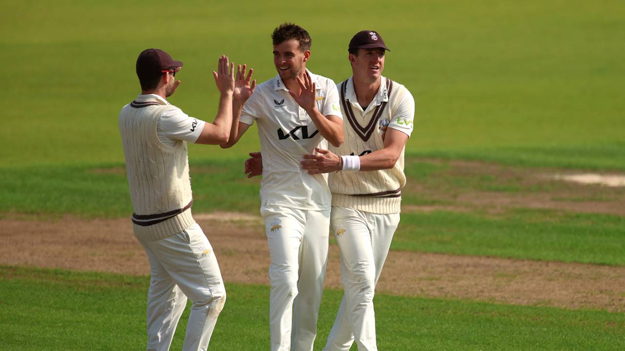Tom Lawes was in the wickets again, Hampshire vs Surrey, County Championship, Division One, Ageas Bowl, September 26, 2023