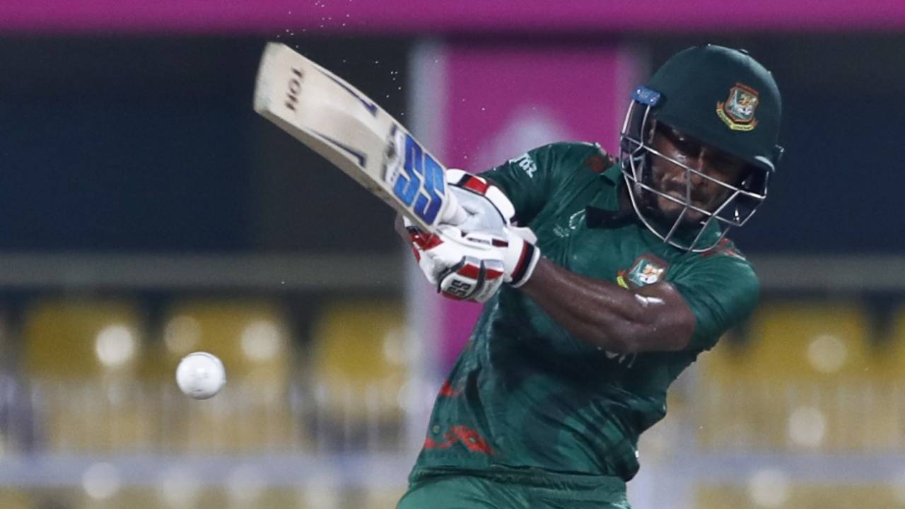 Tanzid Hasan warmed up for the World Cup with a fluent fifty, Bangladesh vs Sri Lanka, ICC Men's World Cup 2023, Warm-ups, Guwahati, September 29, 2023