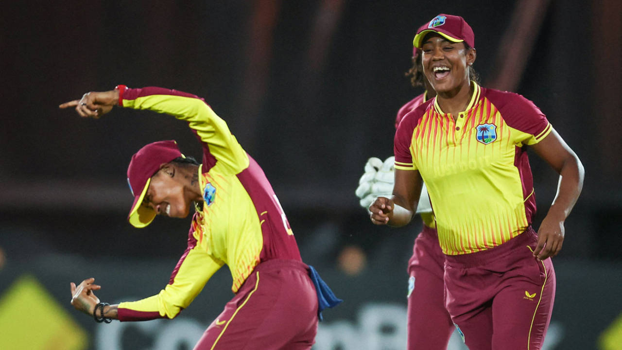 Shemaine Campbelle celebrates her stunning catch, Australia vs West Indies, 2nd T20I, North Sydney Oval, October 2, 2023