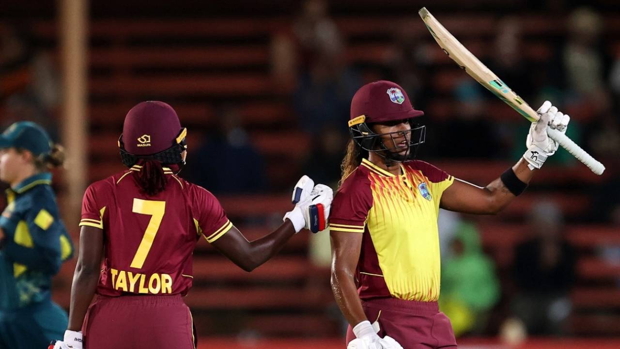 Hayley Matthews and Stafanie Taylor put on 174 runs in 88 balls, Australia vs West Indies, 2nd T20I, North Sydney Oval, October 2, 2023