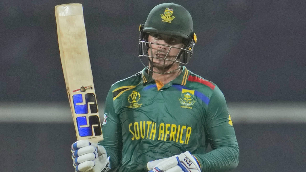 Quinton de Kock found form in the warm-ups, New Zealand vs South Africa, World Cup warm-up game, Thiruvananthapuram, October 2, 2023