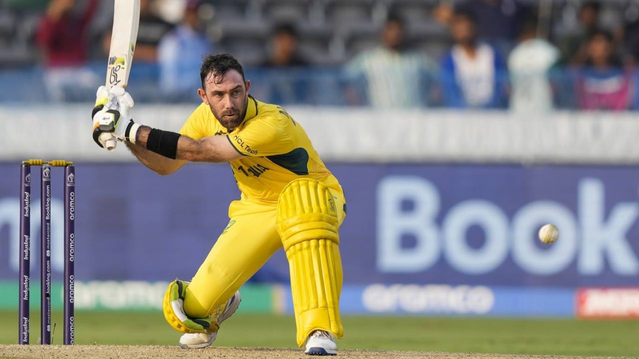 Glenn Maxwell played expertly against spin, Pakistan vs Australia, Men's World Cup 2023, warm-ups, Hyderabad, October 3, 2023