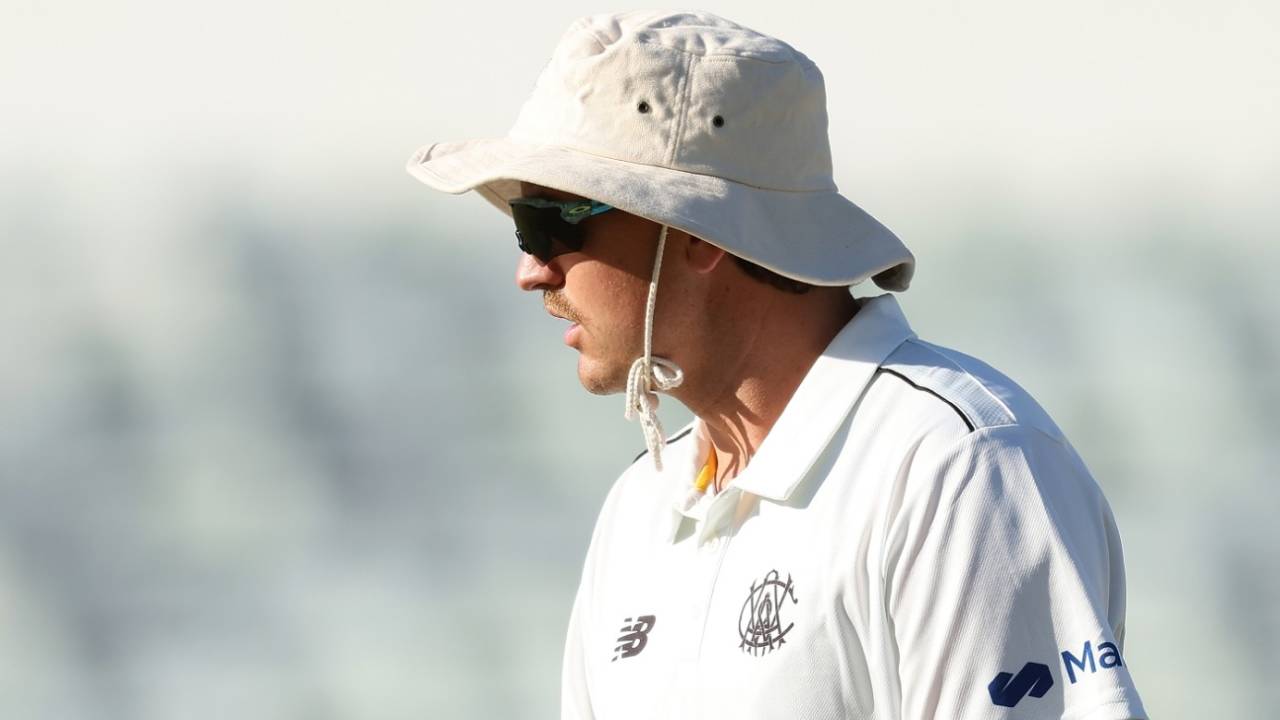 Sam Greer was on as a substitute, Western Australia vs Victoria, Perth, day 1, Sheffield Shield, October 4, 2023