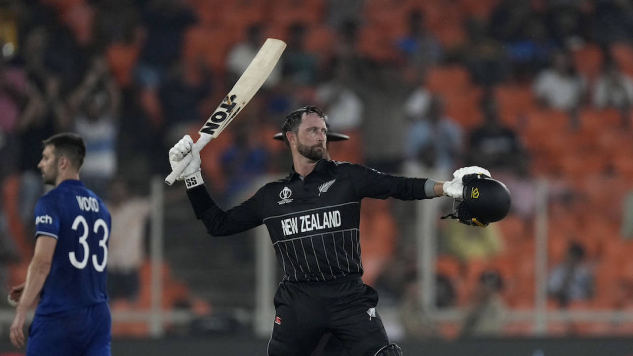 Devon Conway lit up the opening game with a century, England vs New Zealand, Men's ODI World Cup 2023, Ahmedabad, October 5, 2023