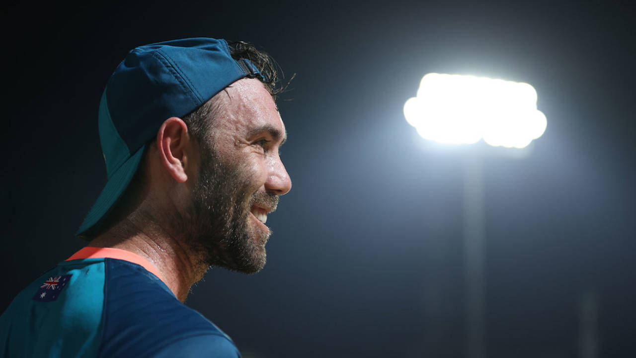In the spotlight: Glenn Maxwell all smiles ahead of the World Cup, Chennai, October 5, 2023