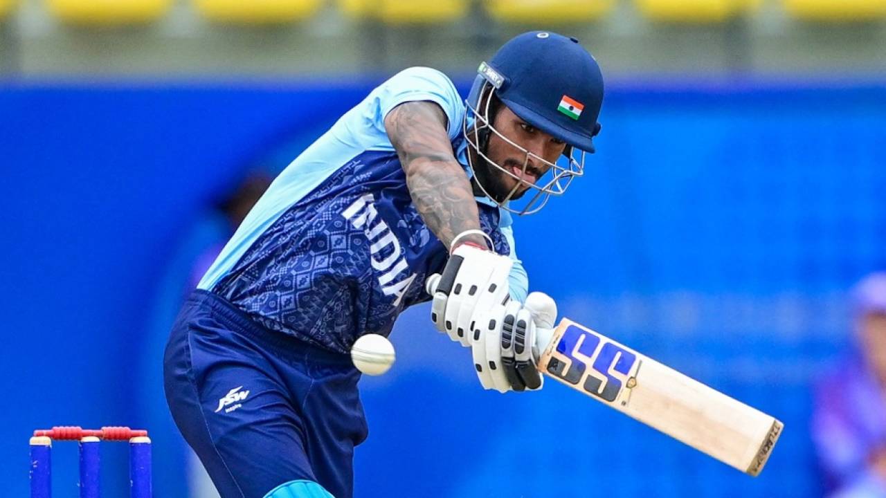 Tilak Varma smashed 55 off just 26 balls, Bangladesh vs India, Semi-final, Asian Games, Hangzhou, 6 October, 2023