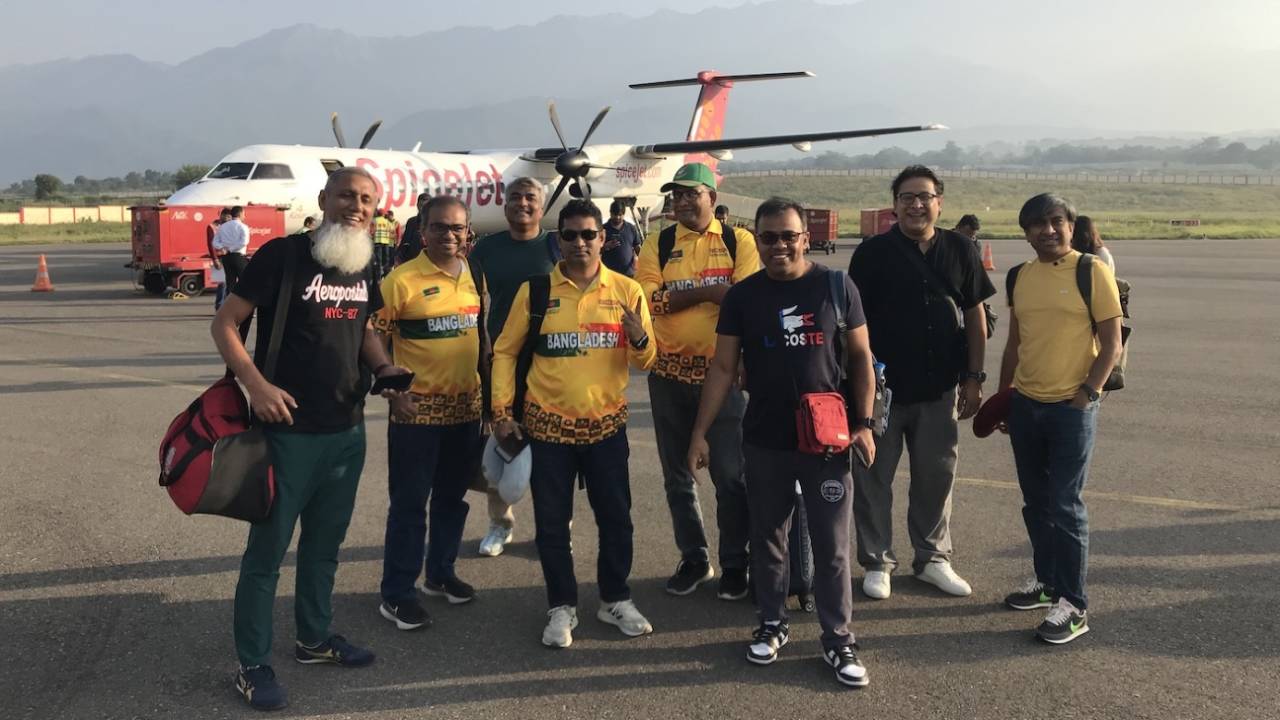 The Bangladesh contingent has arrived, Dharamsala, October 7, 2023