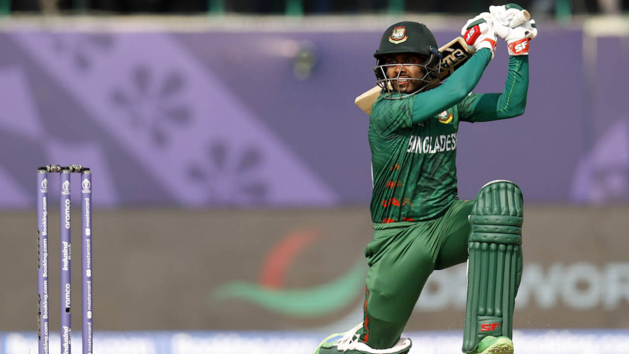 Mehidy Hasan Miraz rode his luck to score an important half-century, Afghanistan vs Bangladesh, World Cup, Dharamsala, October 7, 2023