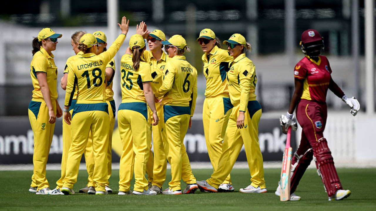 Australia started strongly and never let West Indies into the game&nbsp;&nbsp;&bull;&nbsp;&nbsp;Getty Images