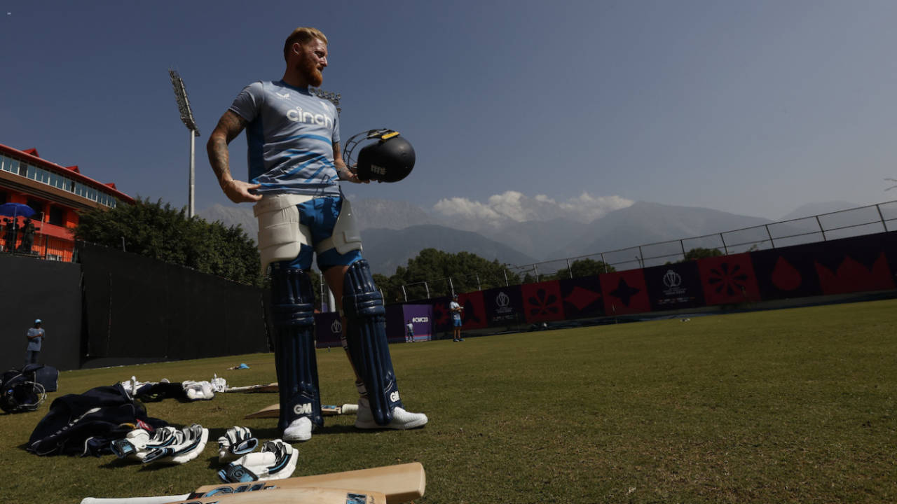 Ben Stokes has been training, and might be in action soon&nbsp;&nbsp;&bull;&nbsp;&nbsp;ICC via Getty Images