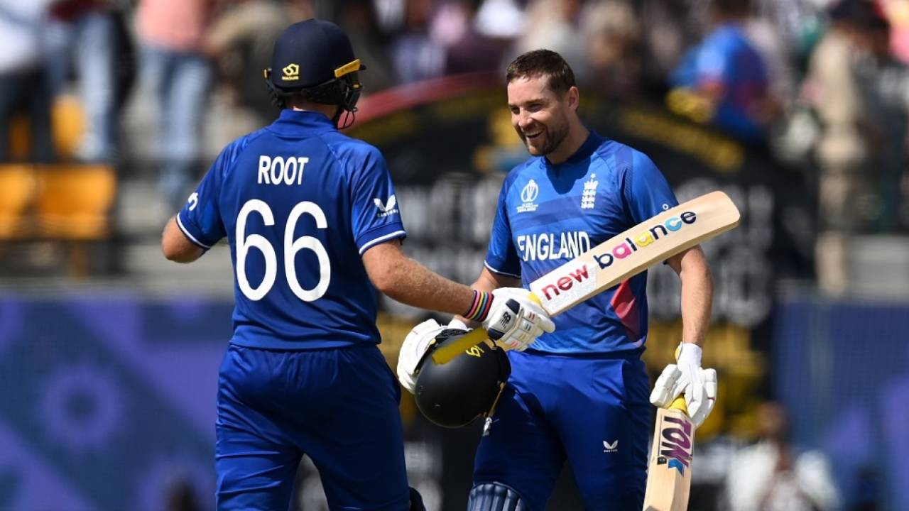 Dawid Malan is all smiles after reaching yet another ODI century, Bangladesh vs England, Dharamsala, ODI World Cup, October 10, 2023