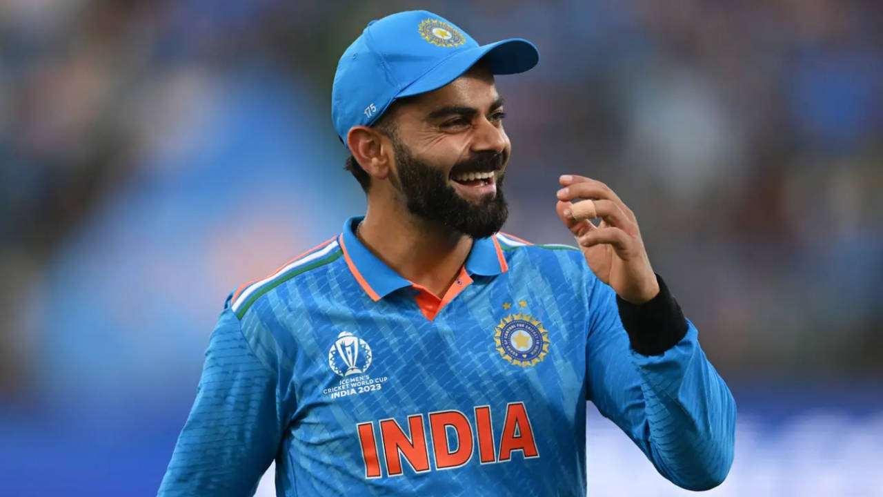 Virat Kohli is in a good mood, India vs Afghanistan, ODI World Cup, Delhi, October 11, 2023