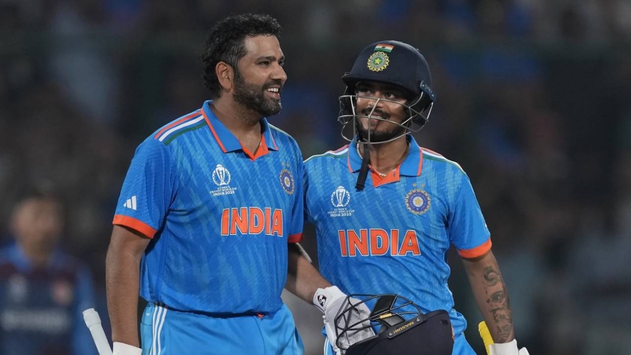 Rohit Sharma and Ishan Kishan added 156 for the opening wicket&nbsp;&nbsp;&bull;&nbsp;&nbsp;Getty Images