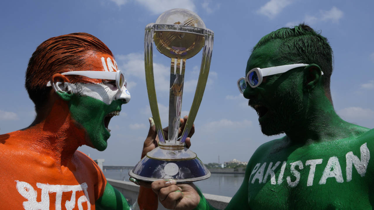 Fans get in the mood before the game, India vs Pakistan, World Cup, Ahmedabad, October 11, 2023