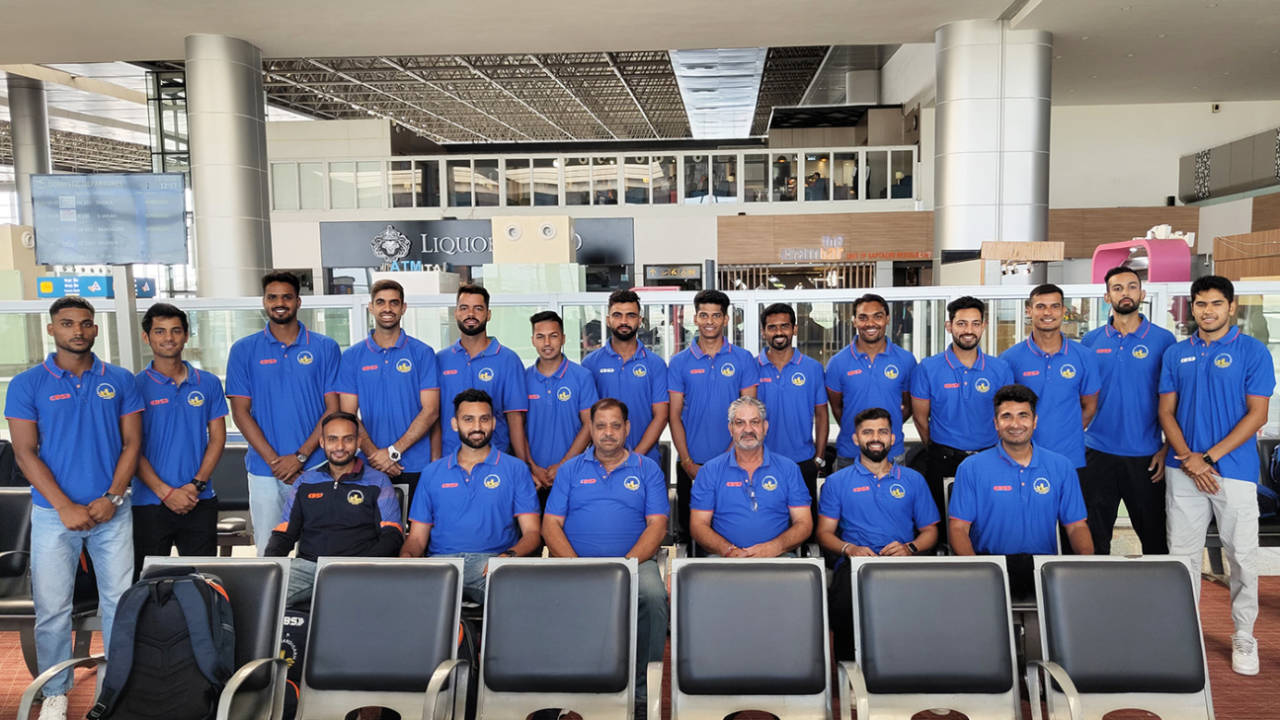 The Chandigarh players are ready to depart for the Syed Mushtaq Ali Trophy, Chandigarh, October 13, 2023