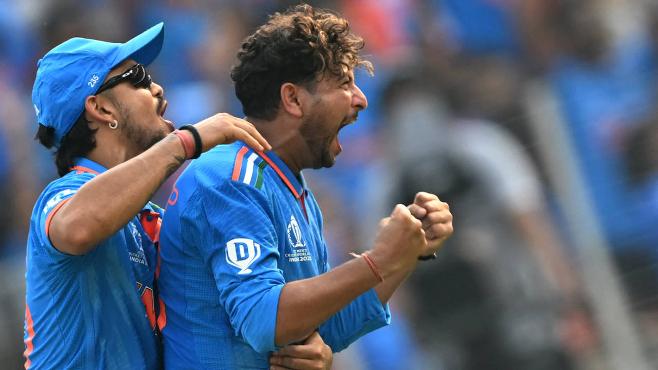 Kuldeep Yadav was roaring often after he got rolling, India vs Pakistan, Men's World Cup 2023, Ahmedabad, October 14, 2023