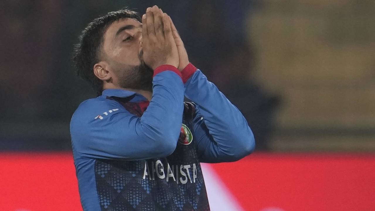 Rashid Khan did not take time in getting into the act as he removed Liam Livingstone cheaply, England vs Afghanistan, Men's ODI World Cup 2023, Delhi, October 15, 2023