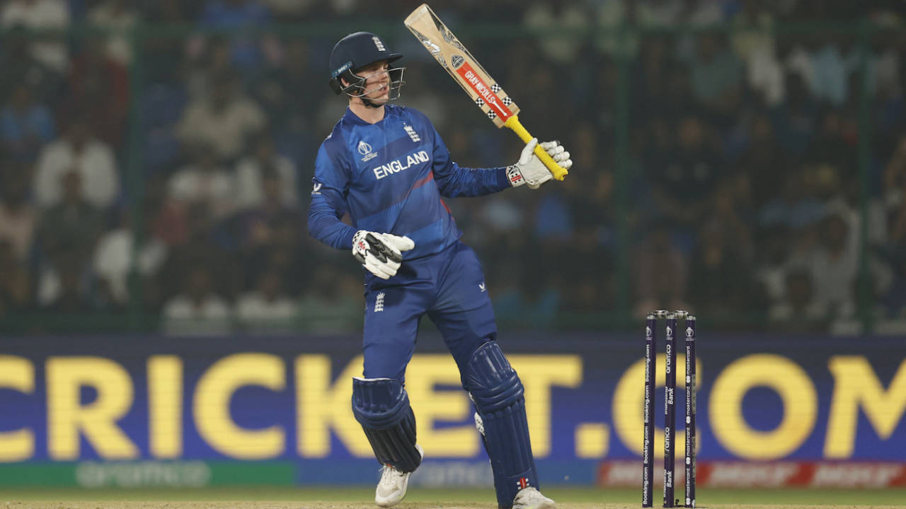 Harry Brook was the only batter in England's top-six to face over 40 balls, England vs Afghanistan, Men's ODI World Cup 2023, Delhi, October 15, 2023