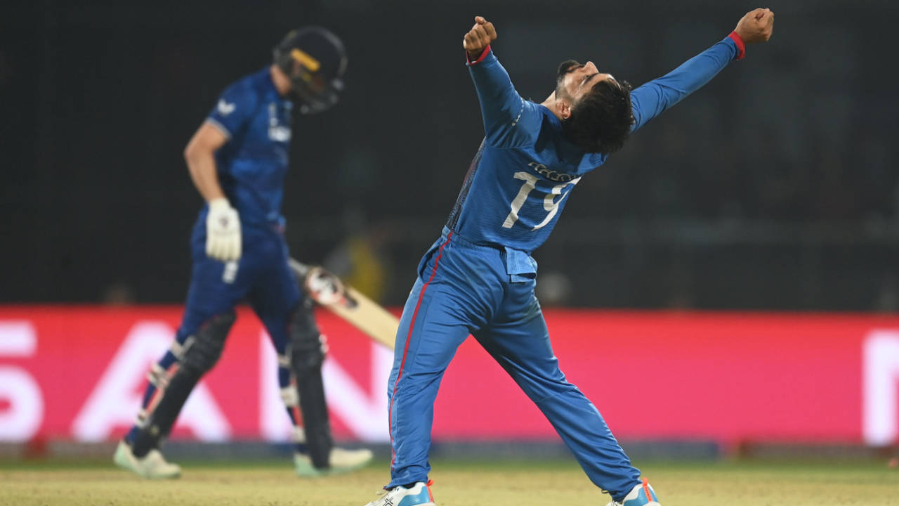 Rashid Khan clinches Afghanistan's historic win against England, England vs Afghanistan, Men's ODI World Cup 2023, Delhi, October 15, 2023