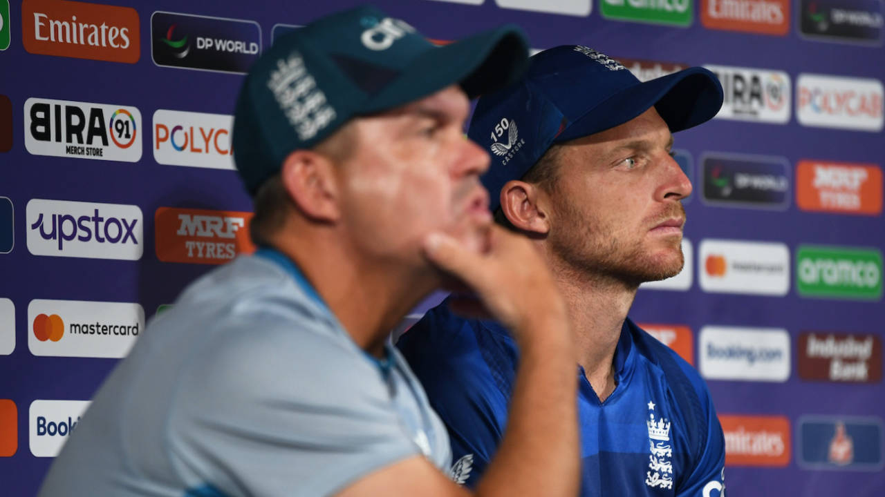 Matthew Mott and Jos Buttler had a forgettable World Cup campaign in India&nbsp;&nbsp;&bull;&nbsp;&nbsp;Getty Images