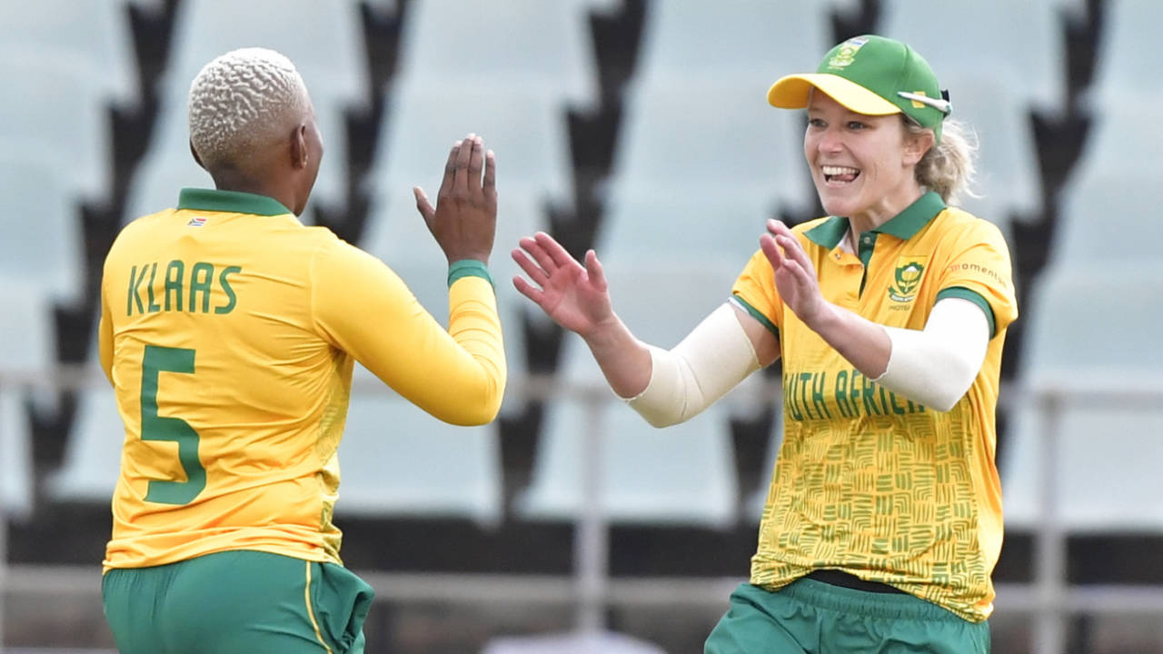Masabata Klaas did the star turn for South Africa, South Africa vs New Zealand, 5th women's T20I, Benoni, October 15, 2023