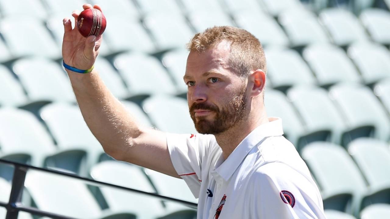 Nathan McAndrew took 10 wicket for the match, South Australia vs New South Wales, Sheffield Shield, Adelaide Oval, October 18, 2023