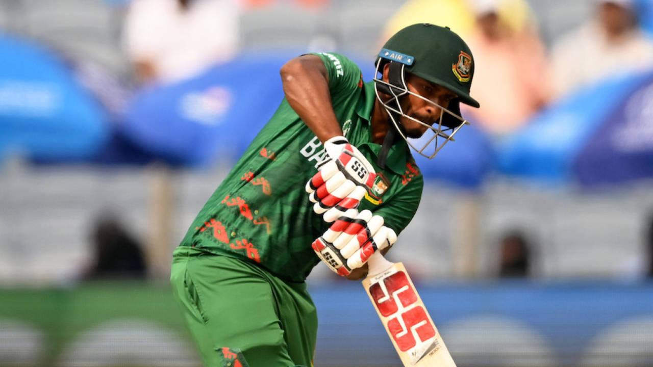 Tanzid Hasan gave Bangladesh a fast start against India&nbsp;&nbsp;&bull;&nbsp;&nbsp;ICC via Getty Images