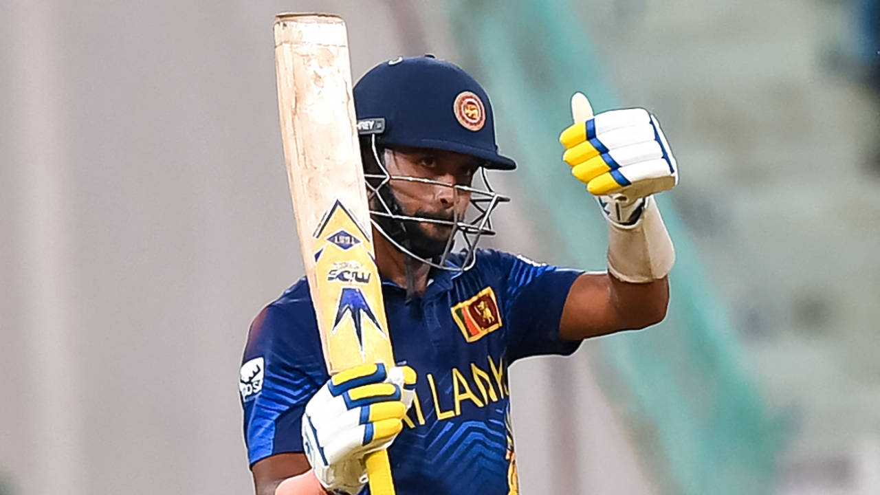 Sadeera Samarawickrama played a responsible innings&nbsp;&nbsp;&bull;&nbsp;&nbsp;AFP/Getty Images