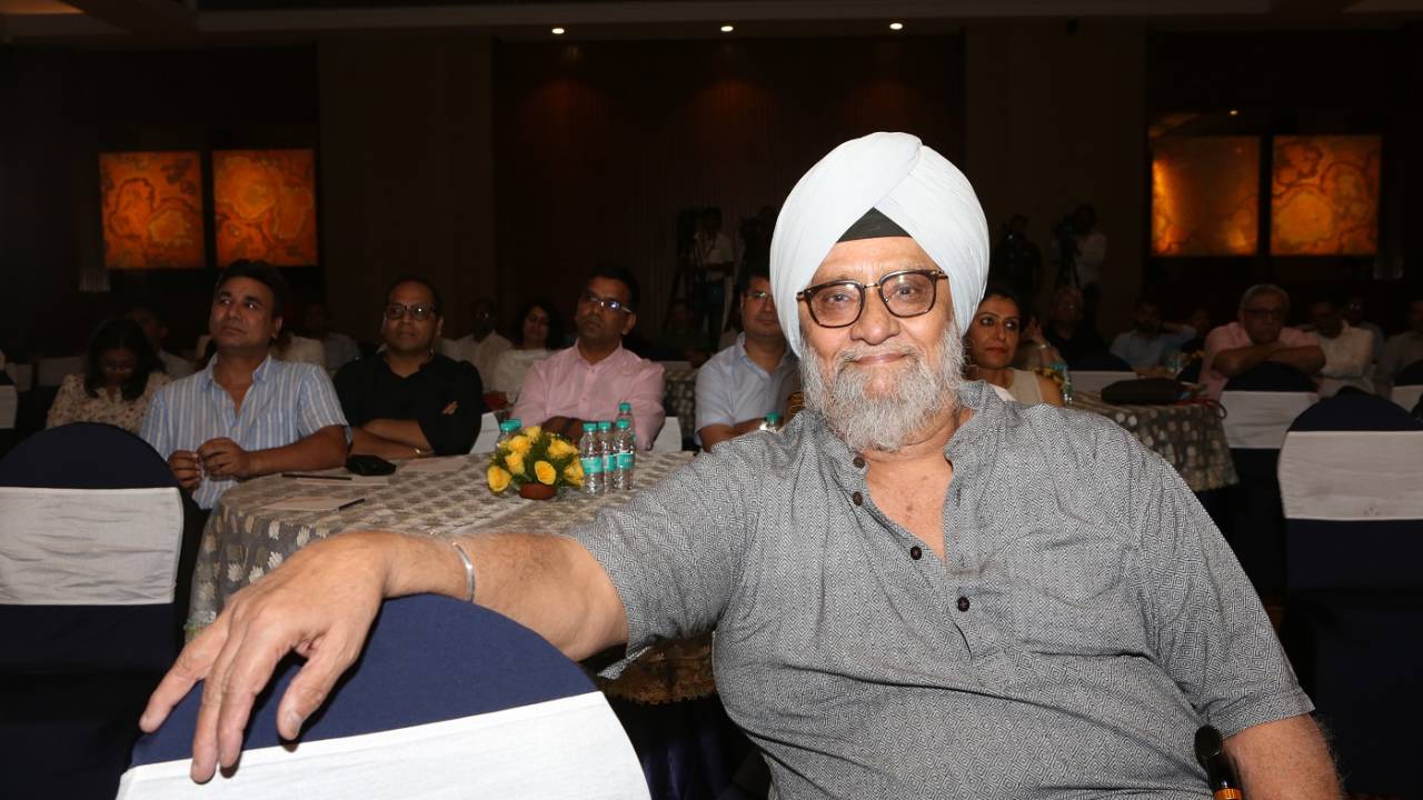Bishan Singh Bedi at a book launch