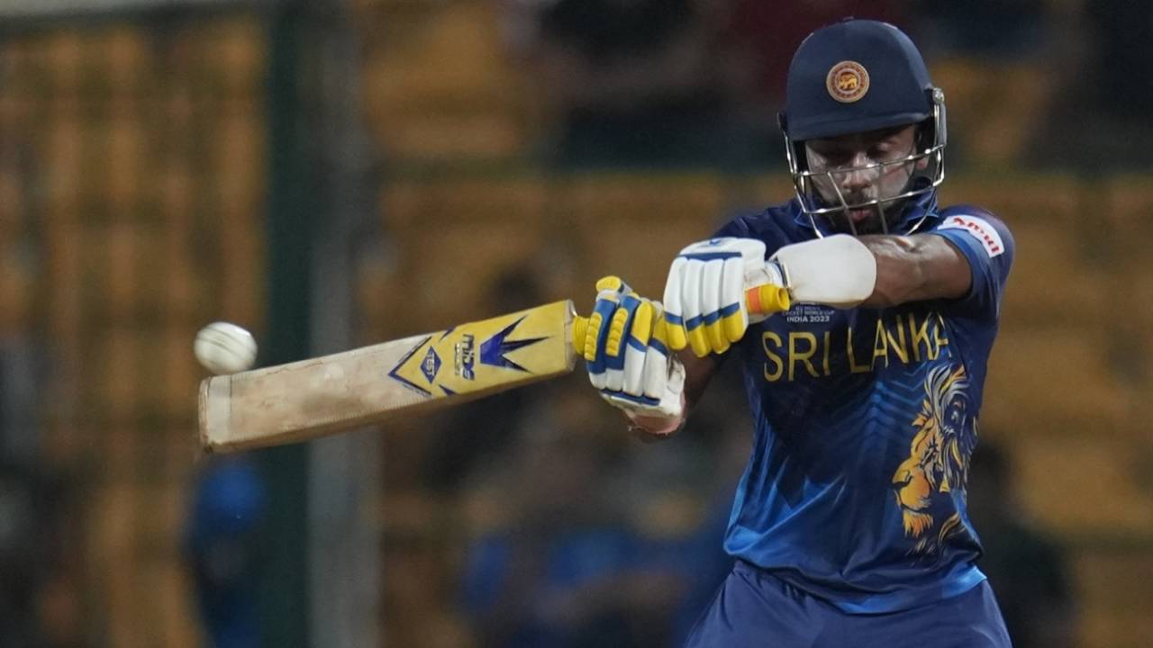 Sadeera Samarawickrama continued providing stability, England vs Sri Lanka, Men's ODI World Cup 2023, Bengaluru, October 26, 2023