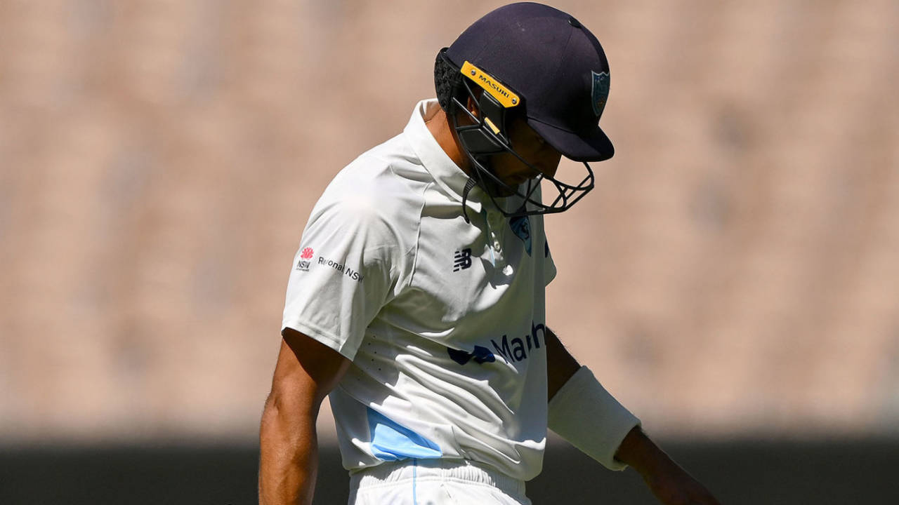 Jason Sangha was a rare positive with the bat in the second innings&nbsp;&nbsp;&bull;&nbsp;&nbsp;Getty Images