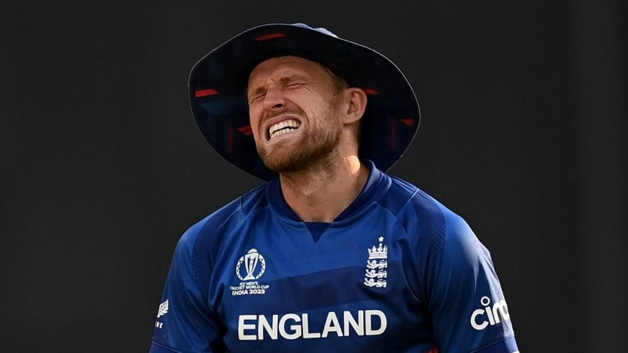 David Willey hurt his hand while fielding, India vs England, World Cup 2023, Lucknow, October 29, 2023