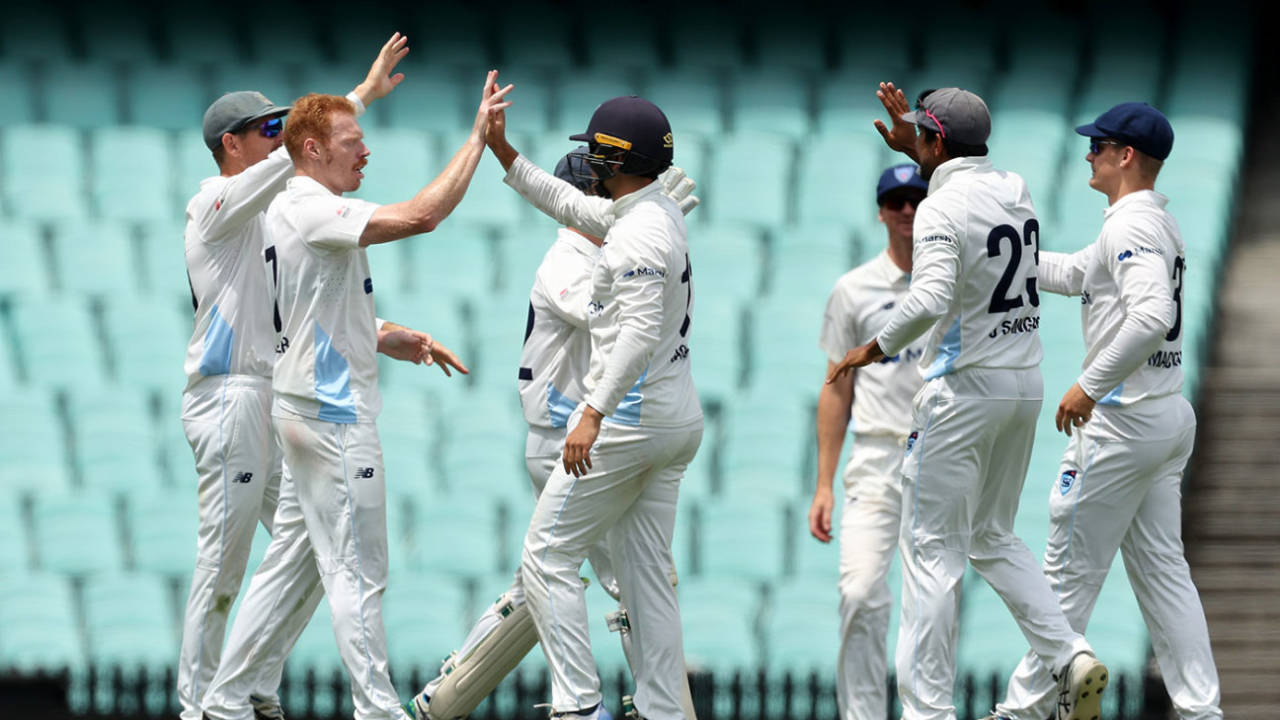 Liam Hatcher took two wickets to help wrap up WA's second innings&nbsp;&nbsp;&bull;&nbsp;&nbsp;Getty Images