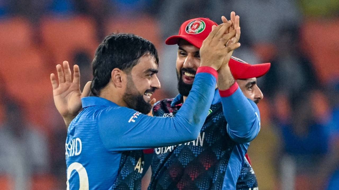 Rashid Khan and Mohammad Nabi slowed down South Africa in the middle overs, Afghanistan vs South Africa, World Cup, Ahmedabad, November 10, 2023