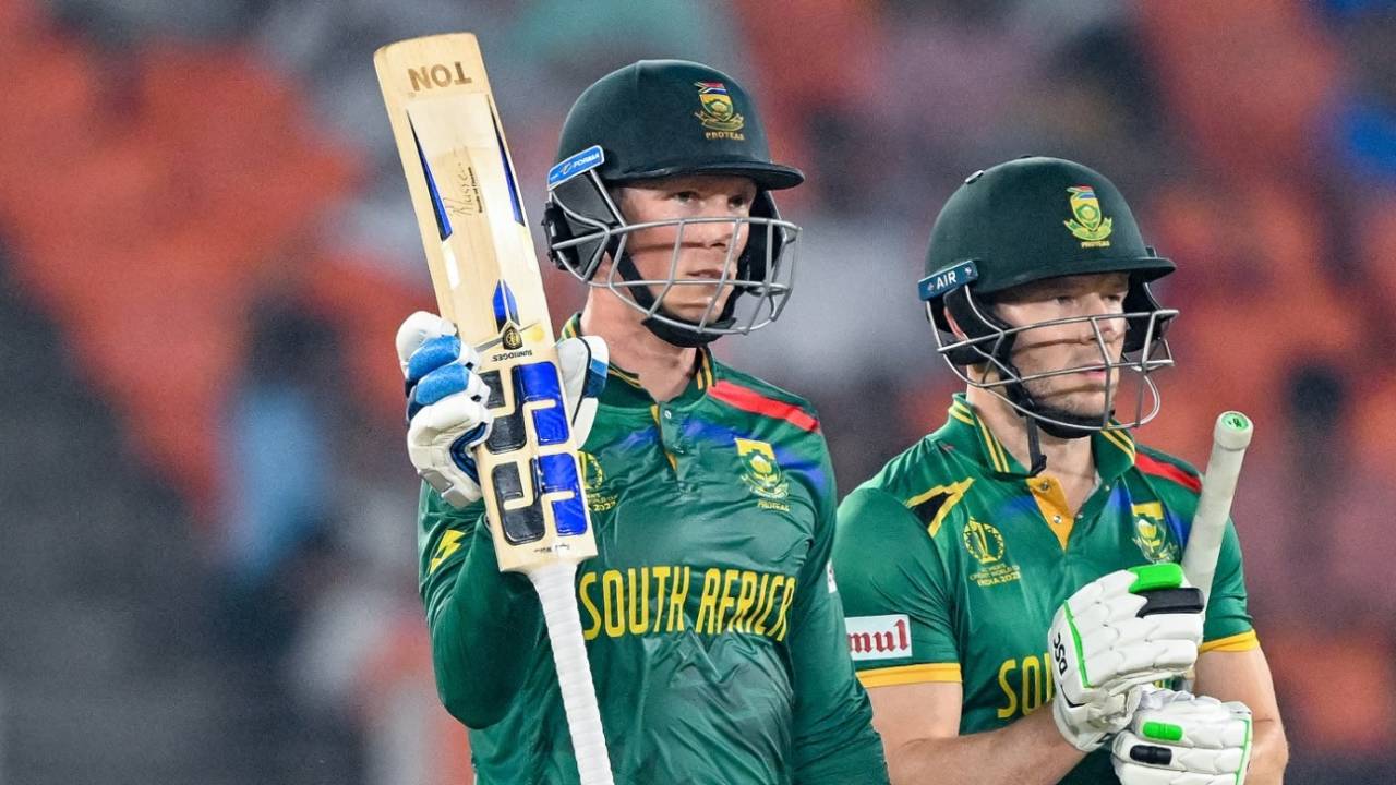 Rassie van der Dussen scored his second fifty of the tournament, Afghanistan vs South Africa, World Cup, Ahmedabad, November 10, 2023