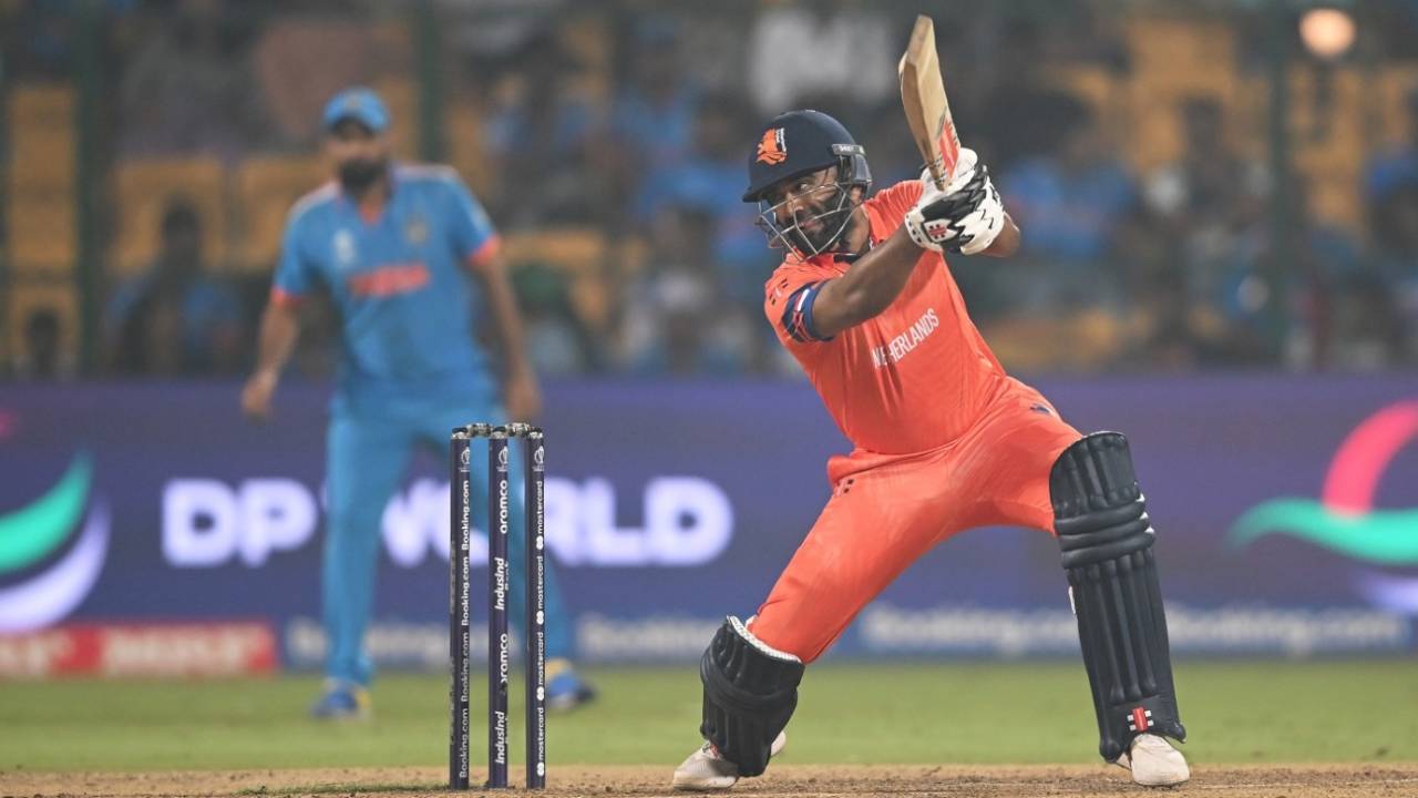 Teja Nidamanuru counter-attacked the Indian bowlers, India vs Netherlands, Men's ODI World Cup, Bengaluru, November 12, 2023