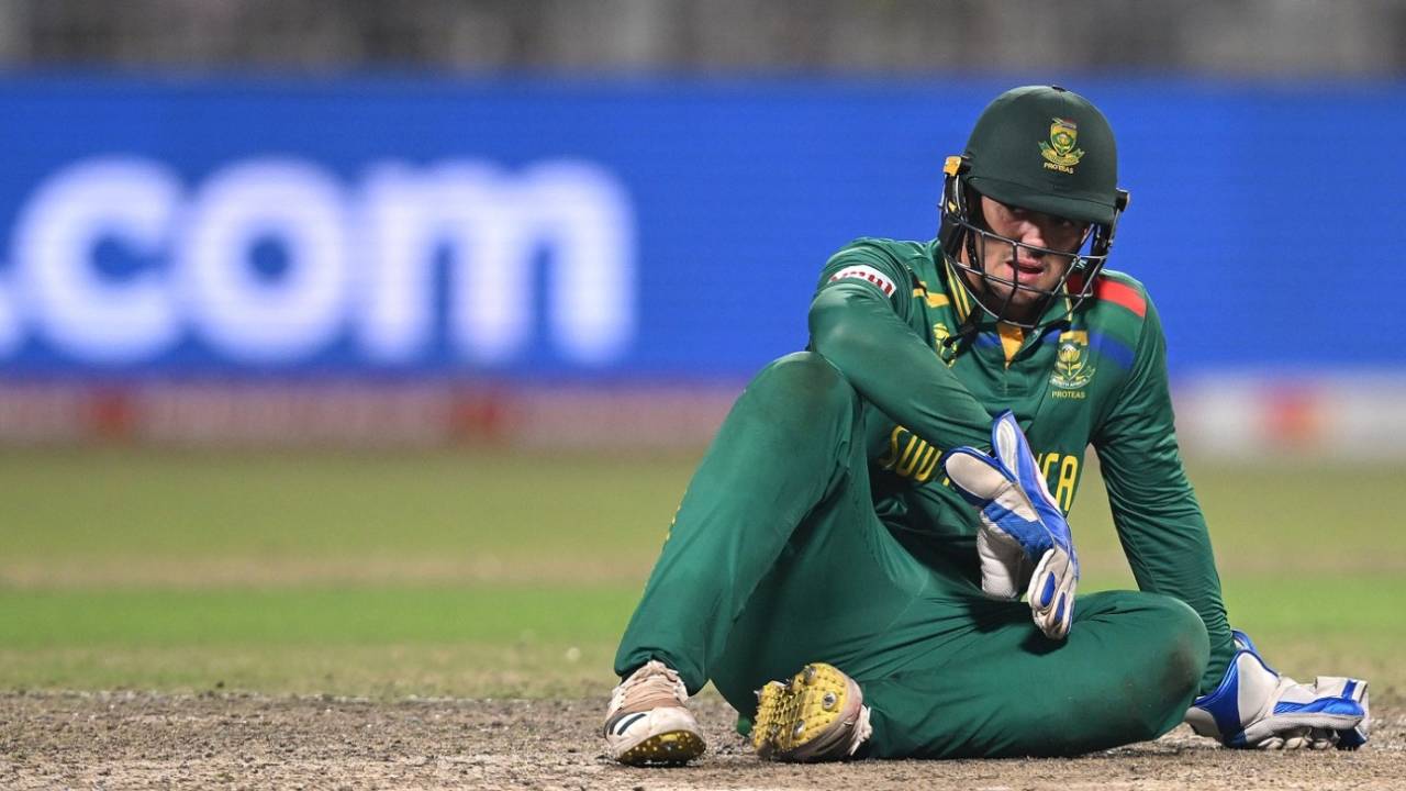 Quinton de Kock had retired from ODIs after last year's World Cup in India&nbsp;&nbsp;&bull;&nbsp;&nbsp;Getty Images
