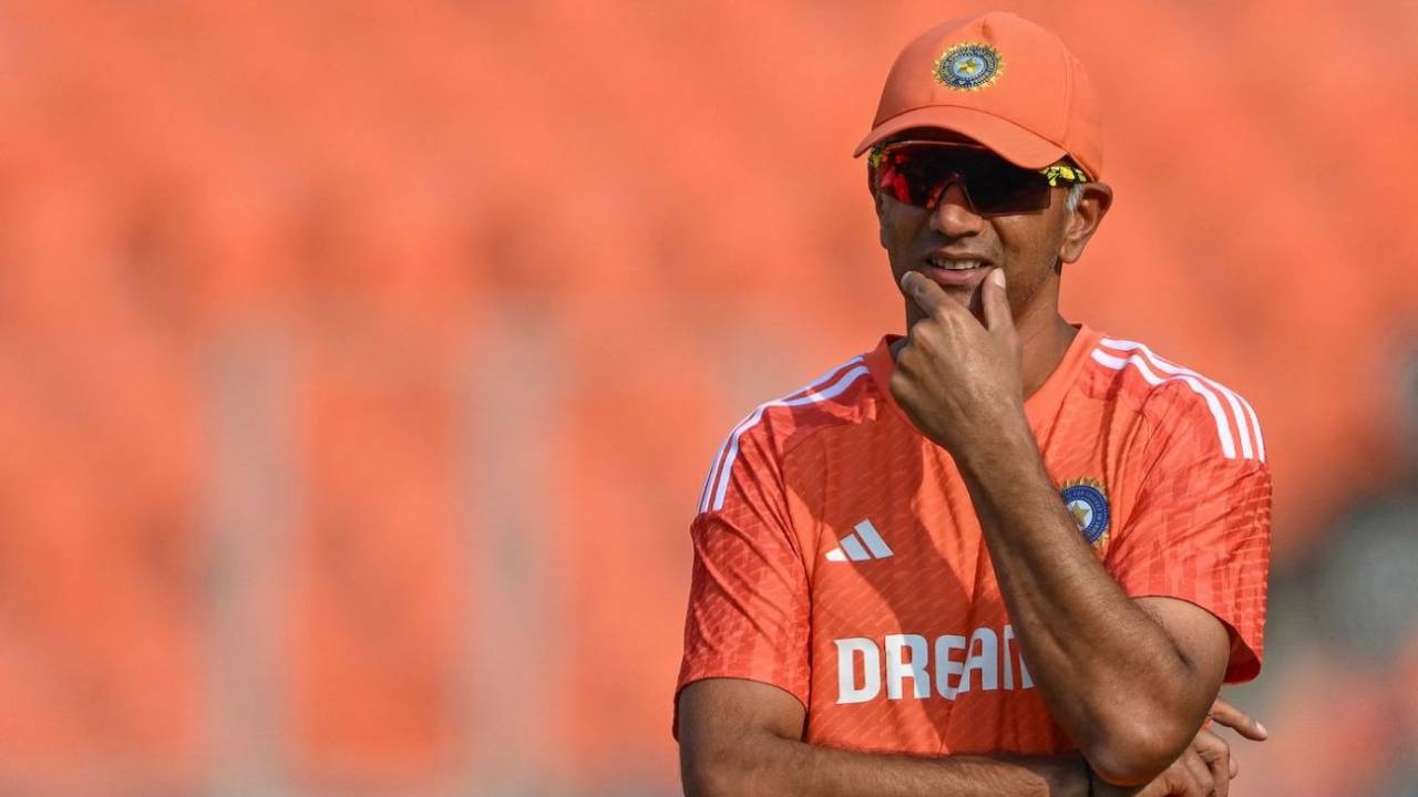 Rahul Dravid remains chill ahead of the final, November 17, 2023 