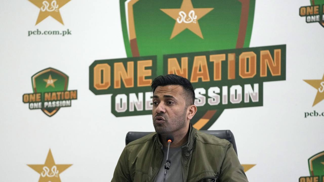 In his first press conference as Pakistan chief selector Wahab Riaz faced a barrage of questions