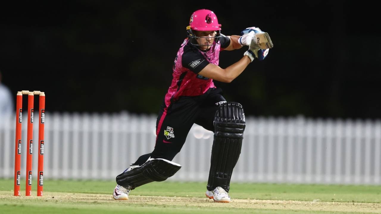 Maitlan Brown scored the winning runs for Sydney Sixers, Brisbane Heat Women vs Sydney Sixers Women, WBBL, Brisbane, November 21, 2023