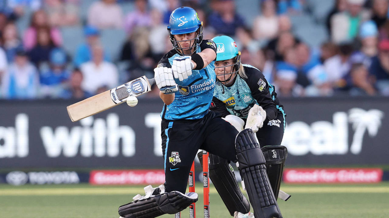 Laura Wolvaardt build her innings steadily, Adelaide Strikers Women vs Brisbane Heat Women, WBBL 2023-24, Final, Adelaide, December 2, 2023